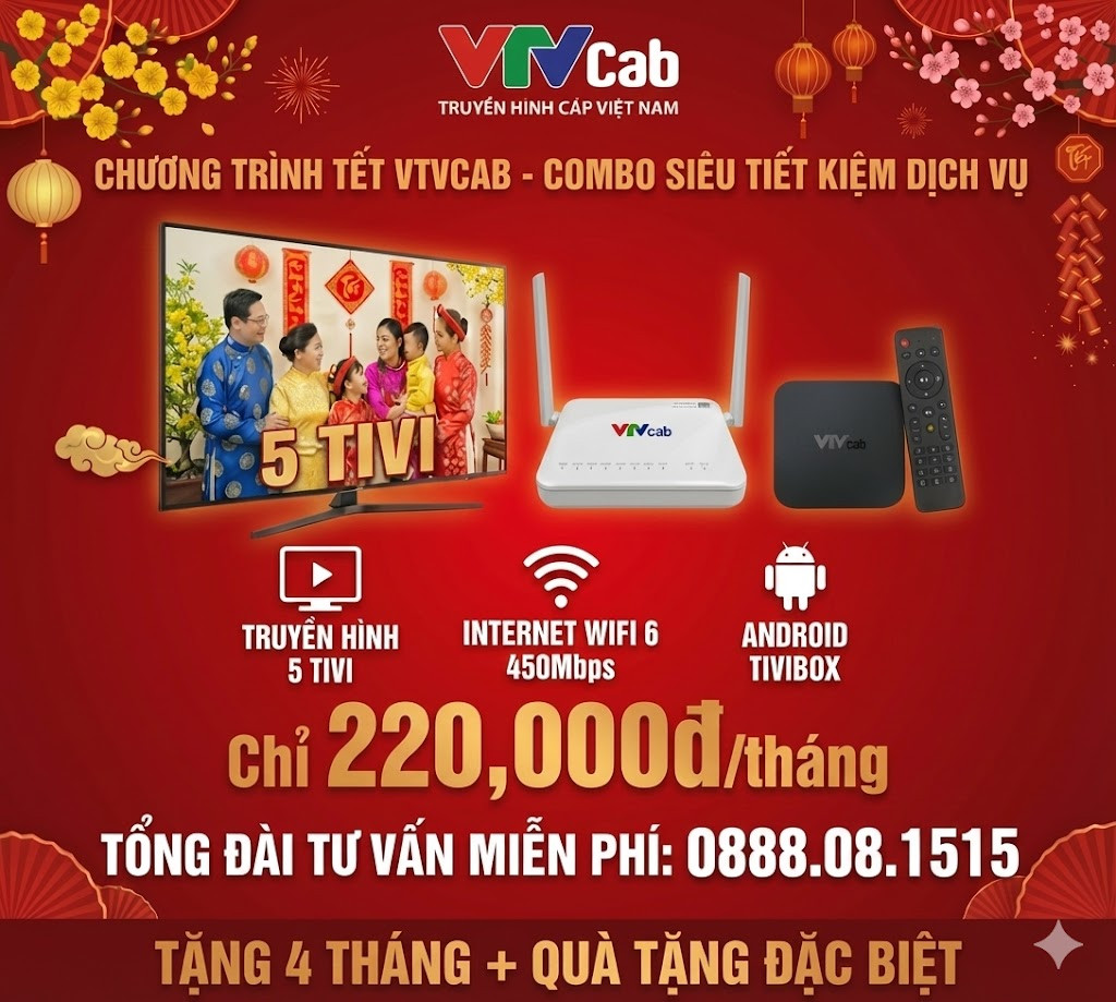 Lắp Internet Truyền Hình VTVCab Tết 2026
