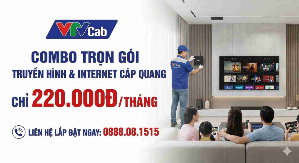 Internet cáp quang Wifi 6 Truyền Hình Cáp Việt Nam 2026