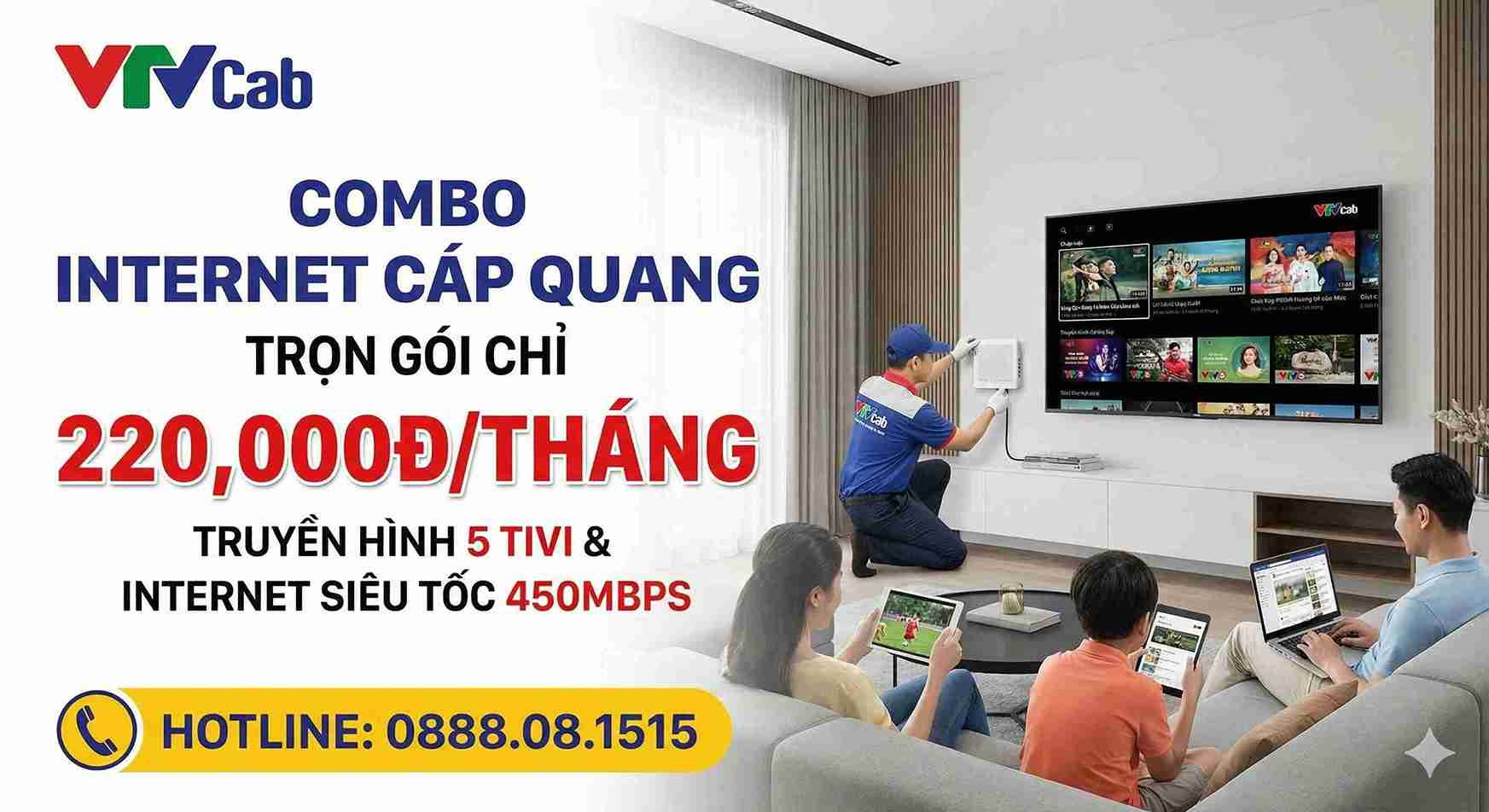 Lắp đặt Truyền Hình Cáp Việt Nam VTVCab Tháng 1 Năm 2026